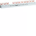 Szyna grzebieniowa widełkowa pozioma 4P 10mm2 do RCCB 4P+MCB / SPD 4P+MCB 3P 12M