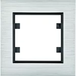 lumina passion Ramka 1-krotna, aluminium srebrne