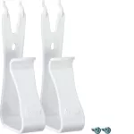 Uchwyt dla urządzeń multimedialnych, plastikowy, biały (zestaw 2szt.)