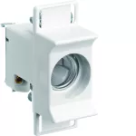 Gniazdo bezp. ceram. D02/1 E18 1P 3278VR 63A 400VAC TS35 zac.śr. M5 jarzm 25mm2