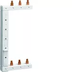 Szyna grzebieniowa kołkowa pionowa 3P 16mm2 do MCB 2-rzędowa lewa 125mm