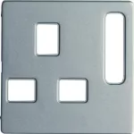 Q.x Płytka czołowa do gn. z uz. standard bryt. alu aks, lak