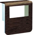 tehalit.SL Pokrywa nośnika urządzeń 20x80 2*45x45 sucupira