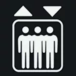 W.1 Folia do sygnalizatora świetlnego symbol "winda"