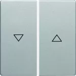 Q.x Klawisze z nadr. symb. "strzałka" łącz. 2-kl., alu aks, lak