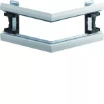 tehalit.BKIS Kąt zewnętrzny, ściana gipsowa 25mm, 130, pokrywa 80mm stal biały