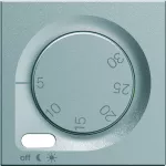 lumina Płytka czołowa do regulatora temperatury srebrny