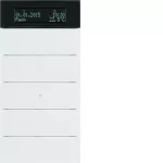 B.IQ Przycisk 5-kr z reg. temp. i wyśw. biały