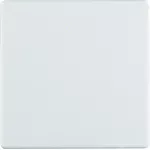 Q.x Klawisz do łącznika 1-klawiszowego, biały, aksamit