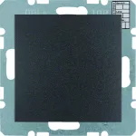 KNX s B.Kwadrat/B.3/B.7 Czujniki CO2 i wilgotności z reg temp antracyt mat