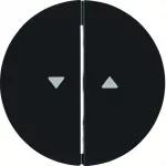 R.x Klawisze z nadr. symbolu "strzałka" do łącznika 2-klaw., czarny, połysk