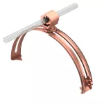 132 K-CU Uchwyt dachowy do cegły kalenicy