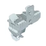 SCVPO 3-7 D20 Zacisk nośny z uchwytem na rurę D20mm