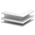 GS-DA90170RW Naroże zewnętrzne asymetryczne