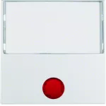 S.1/B.3/B.7 Klawisz z 5 dołączonymi soczewkami i dużym polem opisowym, biały mat