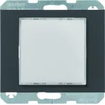 K.1 Sygnalizator świetlny LED podświetlenie czerwone/zielone, antracyt mat