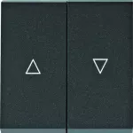 lumina Klawisze do łączników żaluzjowych, czarny