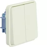 W.1 Moduł łącznika świecznikowy przyc. wspólne zaciski wejściowe, IP55, biały