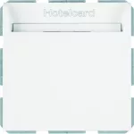 B.Kwadrat Łącznik przekaźnikowy na kartę hotelową, biały, połysk