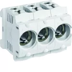 Gniazdo bezp. z tworzywa D01/3 E14 3P SIS 16A 400VAC TS35 zac.kl. 35mm2