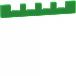 ACB HW1 Wspornik/spinka przyłącza unimes H pole U-PWE 4P przyłącze tylne