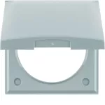 Integro Flow Ramka 1-krotna z pokrywą, szary