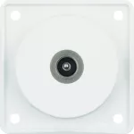 Integro Flow Gniazdo przyłaczeniowe anteny TV biały