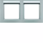 Q.3 Ramka 2-krotna pozioma z polem opisowym, alu, aksamit