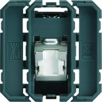 gallery Gniazdo informatyczne RJ45 kat 6A STP wyjście pod kątem 45°, 2M