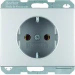 K.5 Gniazdo SCHUKO alu