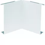 tehalit.BRS Pokrywa kąta wewnętrz. do kanałów z pokrywą 80mm, stal, biała