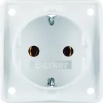 Integro Flow Gniazdo SCHUKO biały