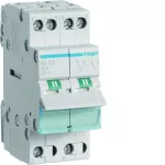 Modułowy przełącznik instalacyjny I-II punkt wspólny od dołu 2P 32A 230VAC