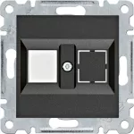 lumina Płytka podwójna Keystone Jack, czarny