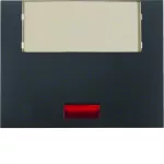 K.1 Klawisz z soczewką i dużym polem opisowym, antracyt mat, lakierowany