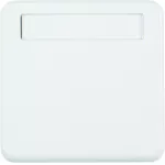 IP44 Pierścień oddzielający z pokrywą i polem opisowym, biały