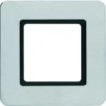 Q.7 Ramka 1-krotna do modułu podświetlenia LED, stal szlachetna