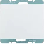 K.1 Zaślepka z płytką czołową, biały