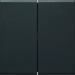 tehalit.WA Klawisze do łącznika 2-klawiszowego PC-ABS bezhalogenowy czarny