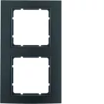 B.3 Ramka 2-krotna, alu, czarny/antracyt