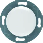 Serie 1930/Glas Zaślepka z płytką czołową, biały