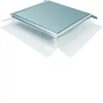 tehalit.BK Puszka montażowa pokrywa pełna boczna folia ochronna, stal