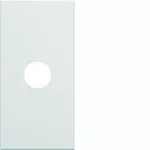 gallery Płytka czołowa z otworem pod wyprowadzenie przewodu 1M biały