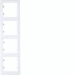 lumina soul Ramka 4-krotna pionowa, biały