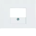 K.1 Płytka czołowa do gniazda głośn. i gniazda ład. USB, biały