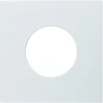 B.Kwadrat Płytka czołowa do łącznika i sygn. świetlnego E10 biały