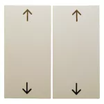 B.Kwadrat Klawisze nadr. symb. "strzałki" do łącz. żaluzj., krem