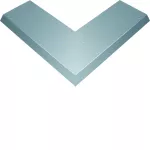 tehalit.AK Pokrywa kanału napodł Kąt zew przedł 1-str skos dł. 800mm 150x40 stal