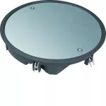 tehalit.VE-EE Pokrywa pełna VDR12 fi306 wykładzina 5mm czarny PA