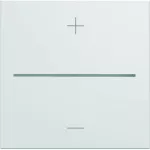 gallery Płytka czołowa do ściemniacza przyciskowego z Bluetooth biały